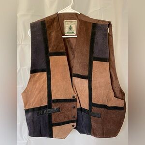 Leather Suede Vest Size 3X